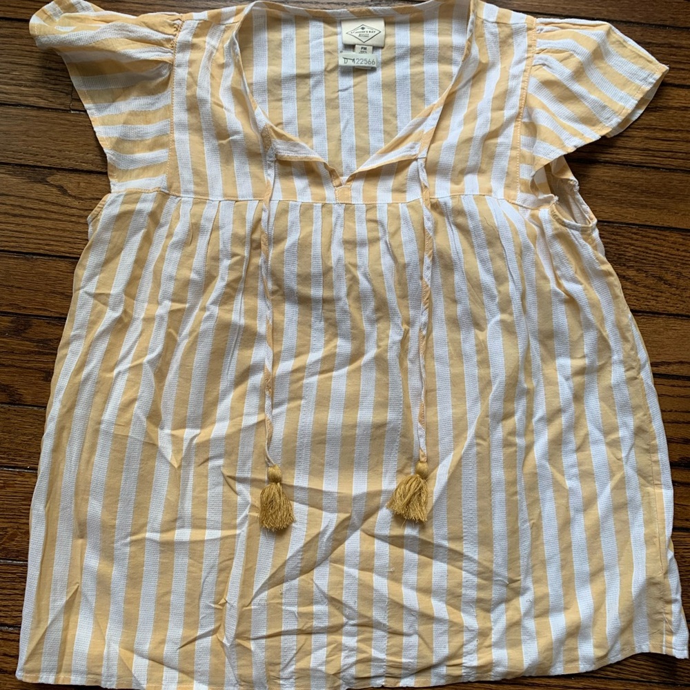 Yellow Striped Top
